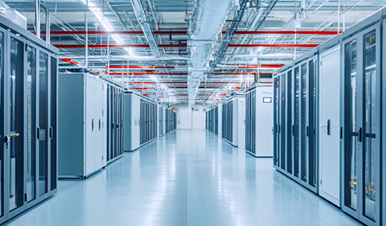 high performance server room